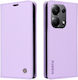Yikatu Book Synthetic Leather / Silicone Purple (Redmi Note 14S)