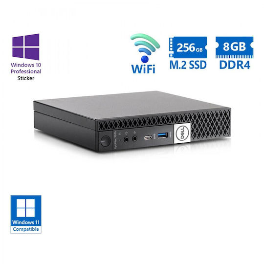 Dell Optiplex 7070 Refurbished Grade A (Core i5-9500T/8GB/256GB SSD/W11 Pro)