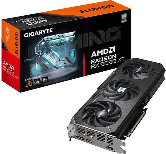Gigabyte Radeon RX 9060 XT 8GB GDDR6 GAMING OC Κάρτα Γραφικών