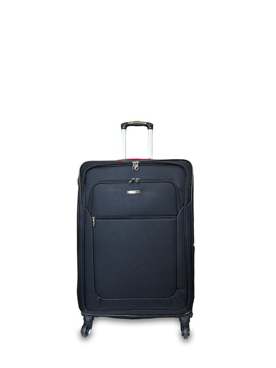 Medium Suitcase Nylon Skiathos Black