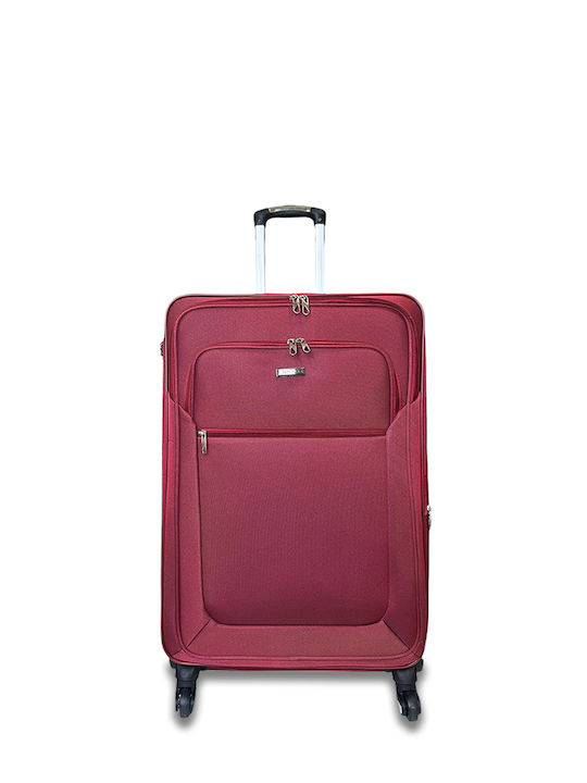 Large Suitcase Nylon Skiathos Red