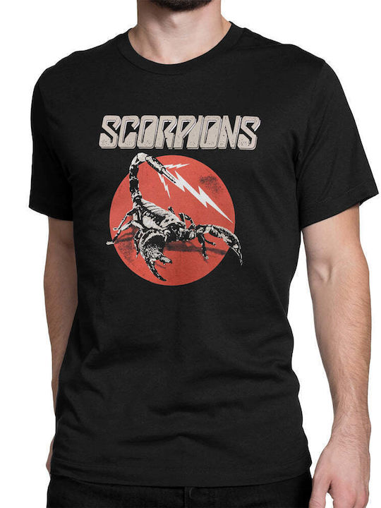 Scorpions Unisex T-shirt Βαμβακερό Μαύρο