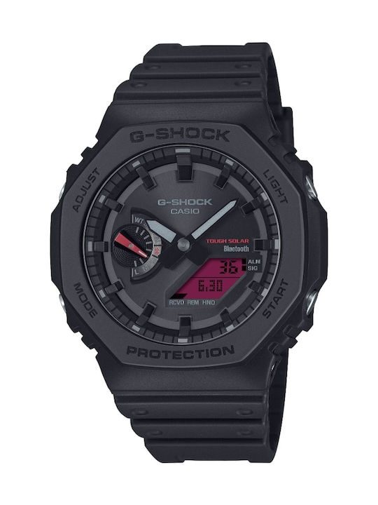 Casio G-shock Digital Men's Watch Chronograph Solar with Black Rubber Strap