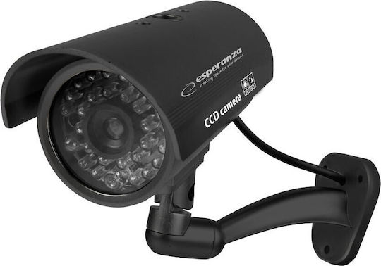 Esperanza Spectre Ψεύτικη Κάμερα Παρακολούθησης με LED Φωτισμό Μαύρη