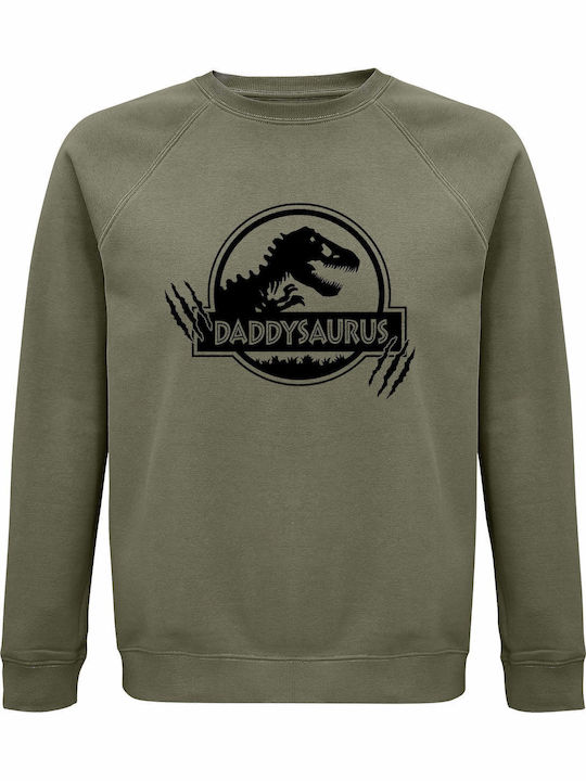 Sweatshirt Unisex Organic " Daddysaurus Daddy F...