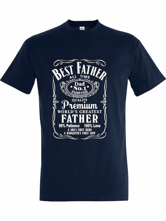 T-shirt Unisex " Best Father All Time Dad No.1 ...