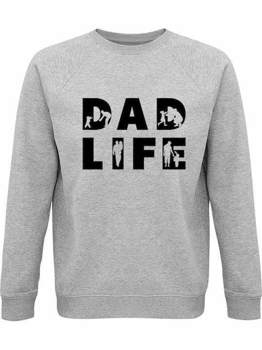 Sweatshirt Unisex Organic " Dad Life Design Kid...