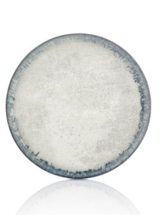By Bone Ambience Plate Shallow made of Porcelain Blue 25cm 6pcs