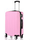 Kourk Carry-on Koffer Kabine Hart Rosa mit 4 Räder Höhe 53cm