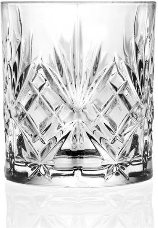 RCR Set of Glasses Whiskey made of Glass 340ml 6pcs