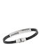 Senza Men's Bracelet with design Meander made of Leather