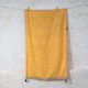 White Fabric Beach Towel Cotton Yellow 80x160cm.