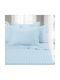 The Home Deco Factory Set Față de Pernă cu plic de acoperire Albastru 40x40cm.