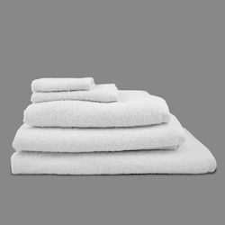 Lin De Luxe Hotel Face Towel White