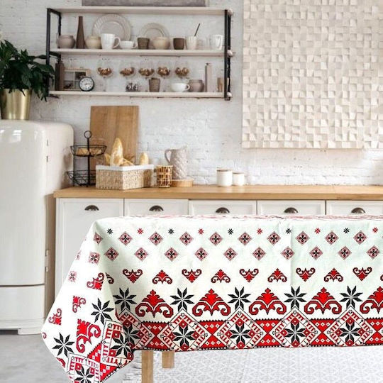 Kotonia Home Față de masă Din Bumbac Set Rustic 90x150cm