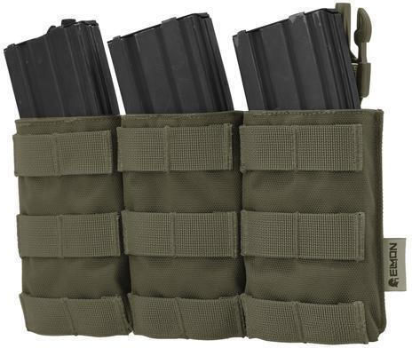 Elmon Αε Pc Triple Mag Front Placard M4/m16 Gen Iii Πολυλειτουργική Θήκη Γεμιστήρων Ranger Green