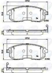 Set Discuri de Frână Față Nissan Cbp32202