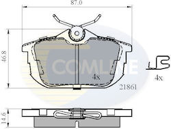 Mitsubishi-smart Cbp3945 Rückseite Bremsscheiben Set Mitsubishi-smart Cbp3945 Rückseite Bremsscheiben Set
