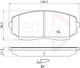 Комплект Дискови Спирачки Предни Mazda Adb31724