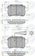 Rear Brake Disc Set Alfa Romeo-dodge Cbp12103