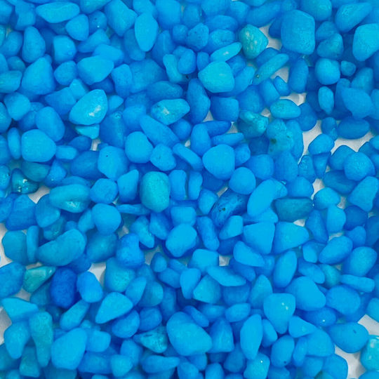 Epigasos Aquarium Gravel Blue Diameter 4-6mm 0.5kg
