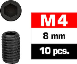 Ultimate Racing Șuruburi Set M4x8mm 10 Bucăți