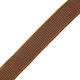 Elastisches Kappbares Wechselndes Polyester Braun 2cm Meter