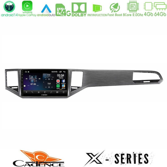 Cadence Car Audio System for Volkswagen Sportsvan / Golf Sportsvan 2014-2020 (Bluetooth/USB/WiFi/GPS/Apple-Carplay/Android-Auto) with Touch Screen 9"