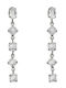 Victoria Cruz Earrings made of Silver with Stones