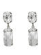 Victoria Cruz Earrings made of Silver with Stones