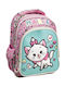 Gim Marie Kindergarten Backpack with Water Bottle Holder Pink 15L 25 x 15 x 30cm