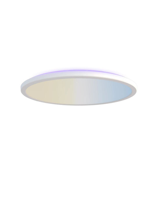 Calex Таванно осветление Бяла с Вграден LED