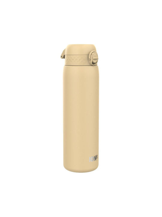 Ion8 Water Bottle Water Metallic with Screw Cap Gray 1200ml