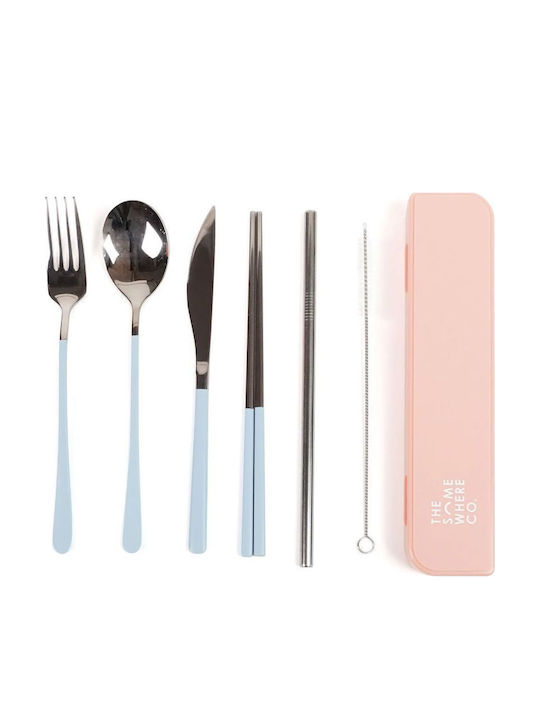 The somewhere Cutlery Set Stainless Silver 7pcs