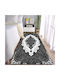 To megalo pazari Summer Bedroom Rugs Set Black-White TMP-4570 3pcs