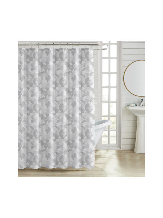 Ankor Shower Curtain 180x200cm Grey