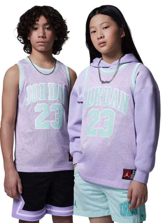 Jordan Kids' Shirt Short Sleeve Lilac JORDAN
