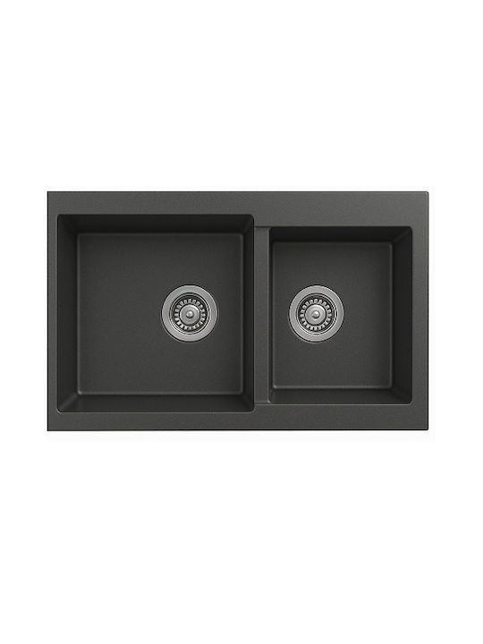 Unixton Olympus85 Drop-In Кухненски Мивка от Те...