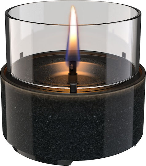 Tenderflame Επιτραπέζιο Τζάκι Βιοαιθανόλης Εσωτερικού Χώρου Μαύρο 14.2x13.5cm