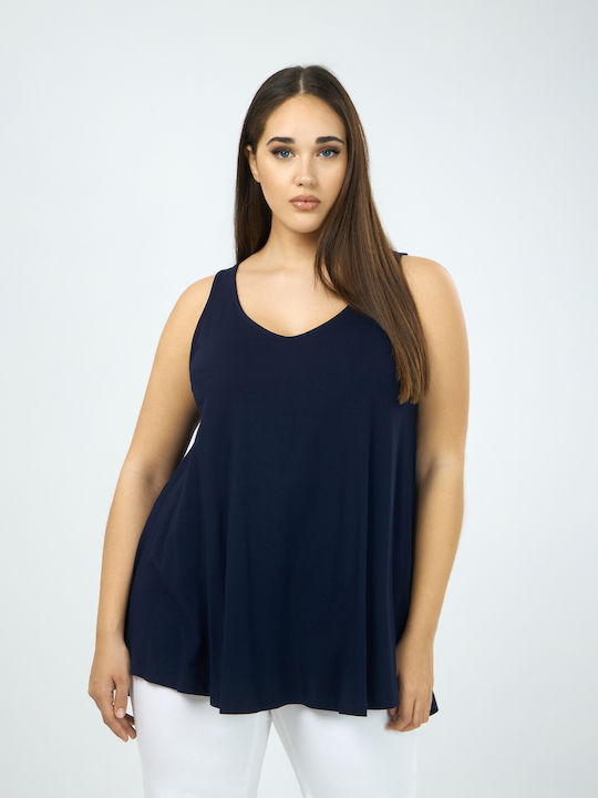 Mat Fashion Bluza Damă Fără Mâneci cu Decolteu ...