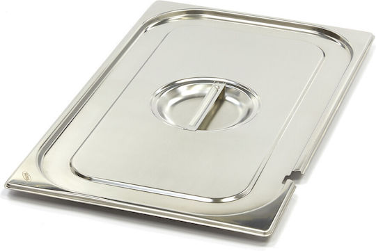 Capac Gastronorm 1/1 GN Oțel Inoxidabil Recesat