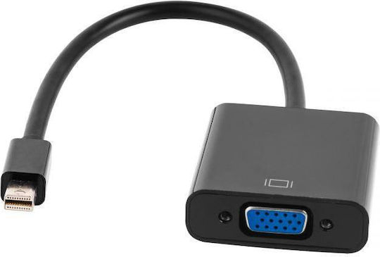Cabletech Конвертор mini DisplayPort мъжки към VGA женски 1бр DM-0848