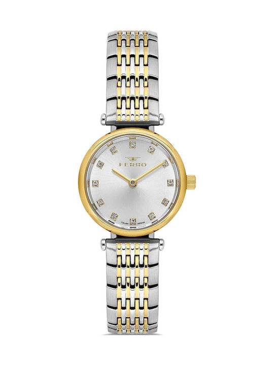 Ferro Women's Watch with Gold Metal Bracelet