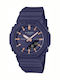 Casio G-shock Ψηφιακό Γυναικείο Ρολόι Χρονογράφος Μπαταρίας με Μπλε Καουτσούκ Λουράκι