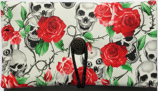 Simona Тютюнева чанта с връзка Skull Roses