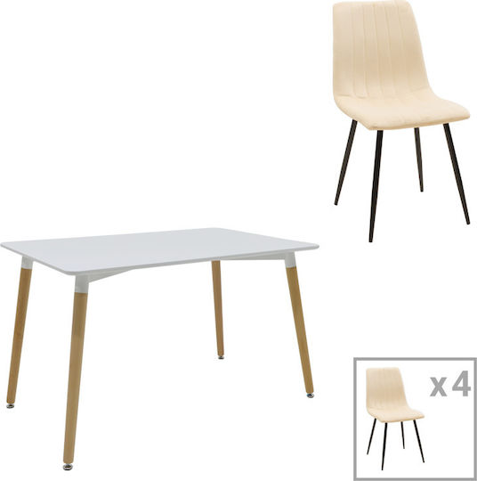 Dining Room Natali-noor 5pcs 80x120cm