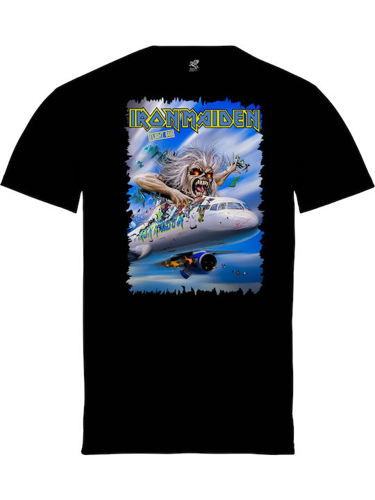 Pegasus Unisex Schwarz Bedruckte Blusen Iron Maiden 666