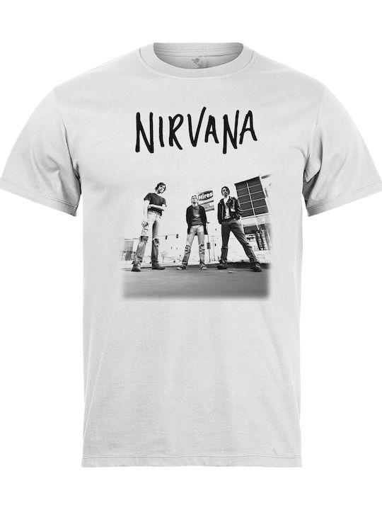 Pegasus Company White Blouse Nirvana Print
