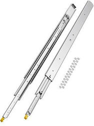 Vevor 1 Pair 18-60 In Soft-close Drawer Slides Ball Bearing Full Extension
