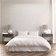 Kotonia Home Pătură de Hotel Alb Single 180x200cm Bumbac 1buc